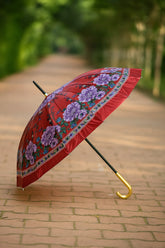 Printed Style umbrella with handle for summer and rainy season